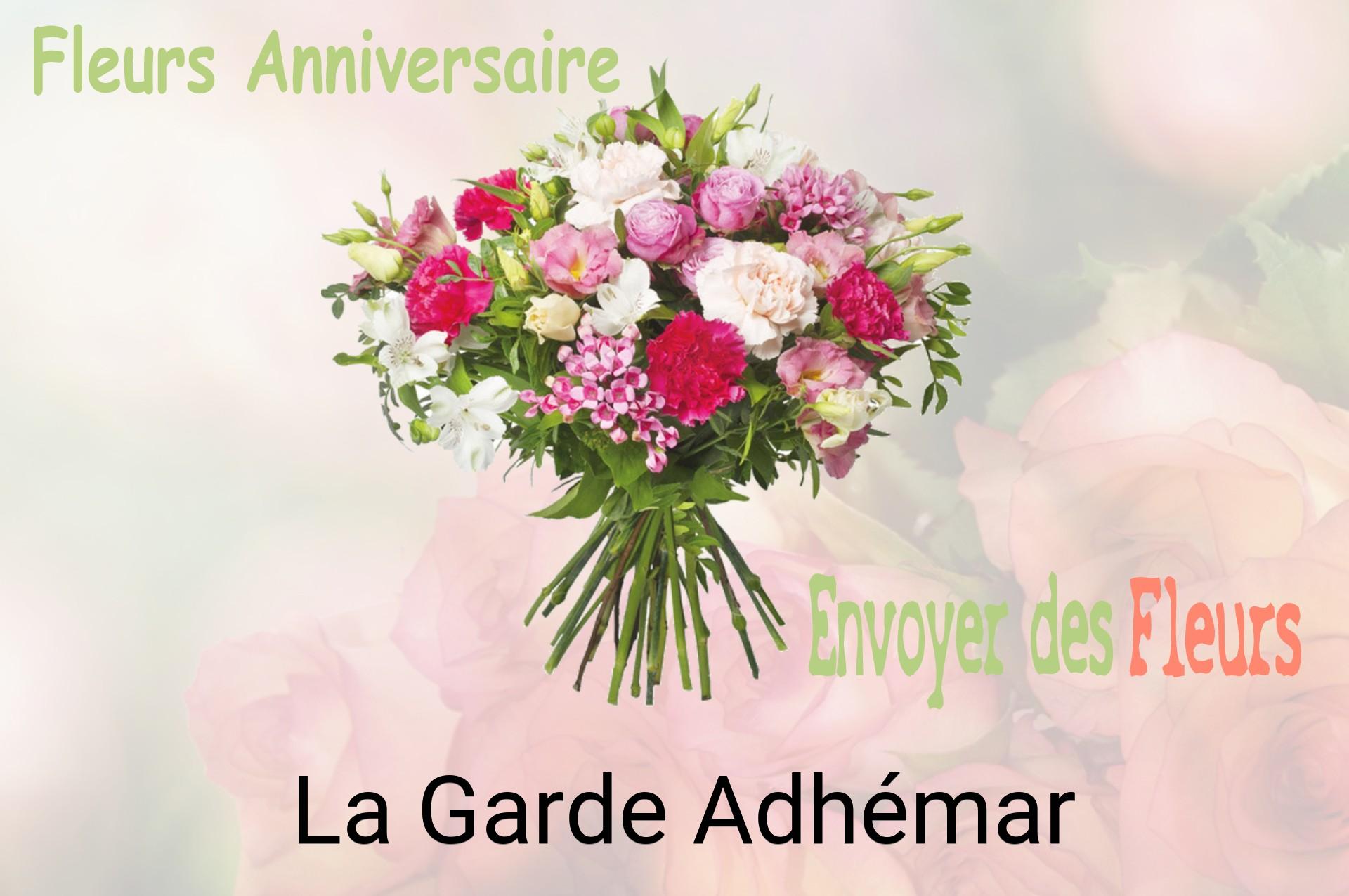 Bouquet de fleurs d’anniversaire livré à La Garde-Adhémar