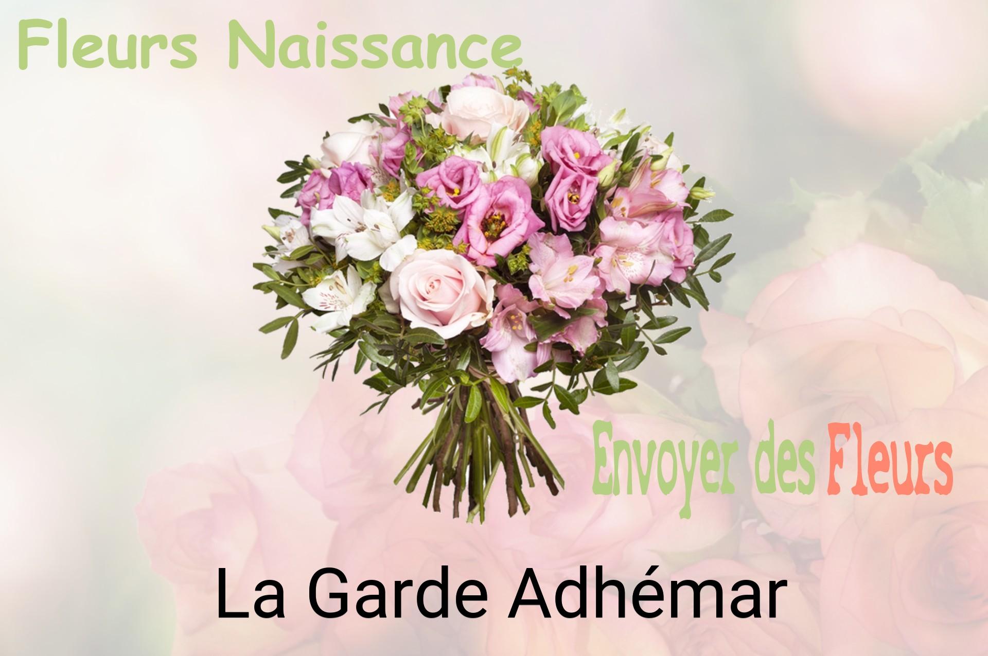 Bouquet de fleurs de naissance livré à La Garde-Adhémar